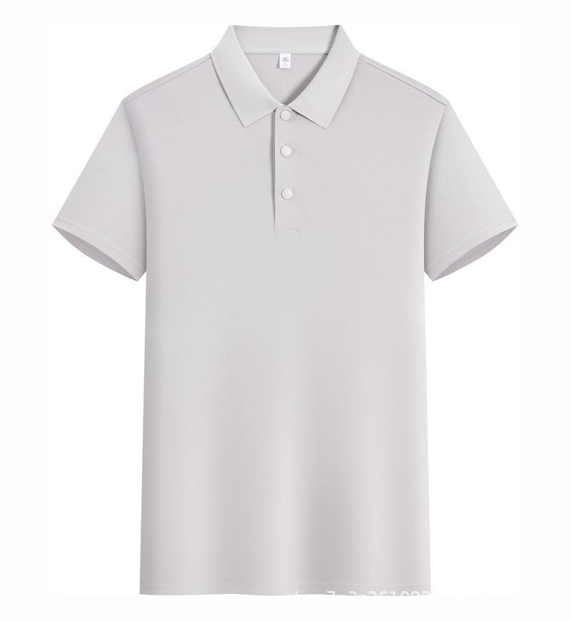 Men's Business Lapel Polo Shirt with Custom Logo Printing