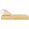VidaXL Chaise longue double et coussins bordeaux Bois de pin imprégné 3065978