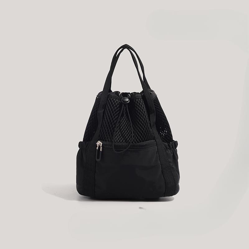 Bag Women's Backpack Hollow Canvas Bag Fashion Single Shoulder Crossbody Bag Travel Small Backpack Women