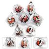 7Pcs Dragon Eye Resin Dice Set Pointed Corner Rotating Wide Application Versatile for DND And Board Games