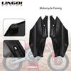 LINGQI RACING Rear Side Panel Fairing Fender Right Left Side Protection Covers For CRF110 CRF125  Off Road Dirt Pit Bike