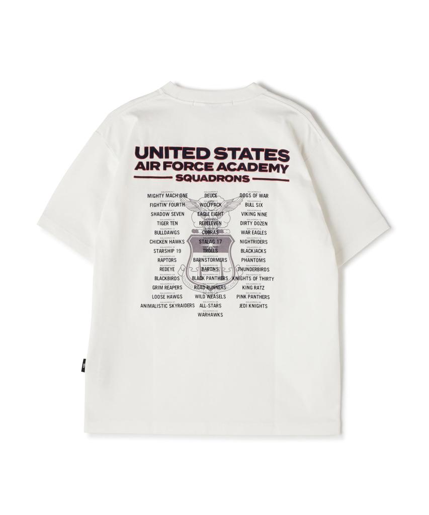 AVIREX USAFA SQUADRONS EMBROIDERY T-SHIRT M White 783-5134014