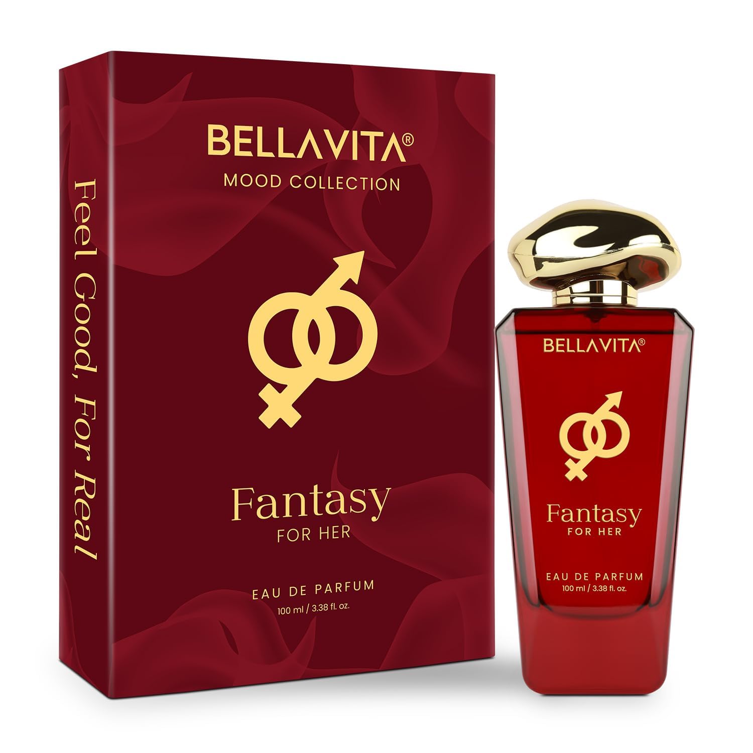 BELLAVITA Mood Collection Fantasy Langanhaltendes Parfüm 100ml Für Damen Blumig Würzig Luxuriöser Duft