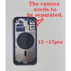 DIY Vollständige Montage Flach Für iPhone 12 Pro Max Wie 17 Pro Max Gehäuse, für iPhone 12 Bis 17 Pro 12 Pro DIY 17 Pro Rückschale