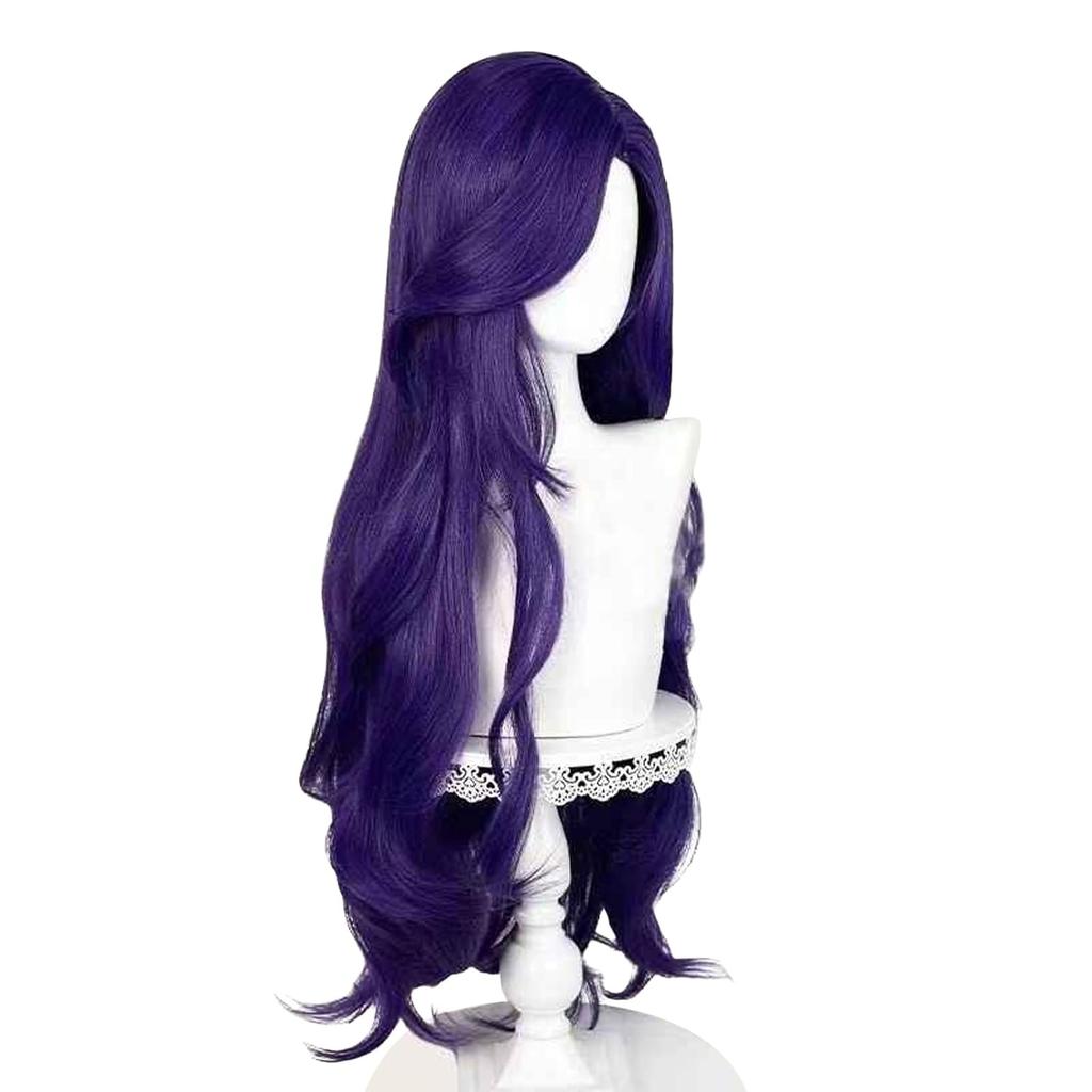 Rarity Cosplay Wig Rarity Wig Long Dark Purple Curly Wigs Heat Resistant Synthetic Hair Halloween party