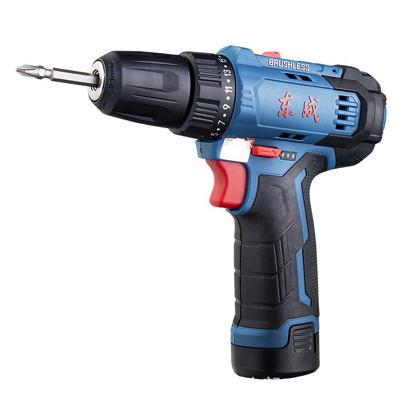 Dongcheng Hand Electric Drill Charging Drill DCJZ23-10 Two-speed 12V Lithium Electric Drill Driver Electric Screwdriver Stepless Change