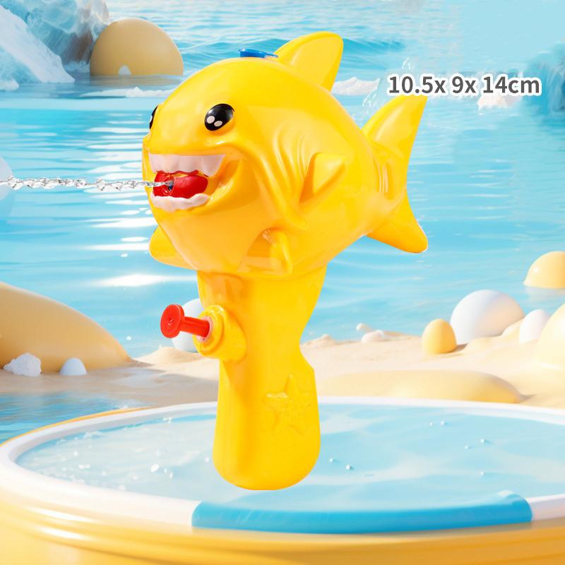 

Shark Water Gun Automatic Water Spray Machine Pistol Water Splashing Toy Summer Beach Shoot Outdoor Game Party Gift Kid Toy жовтий