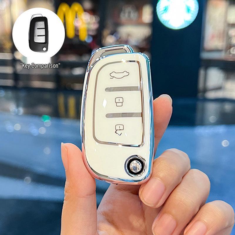 Geely Folding Key Cover for Vision X3, King Kong, Emgrand GL, Panda S1, Boyue X1, Xingrui, Binrui.