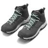 Decathlon MH500 Comfortable and Versatile Non-Slip and Waterproof Mid-Top Hiking Shoes Women's Black Grey