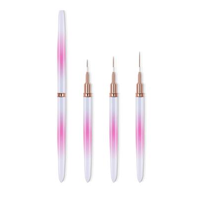 3-teiliges Nagelpinsel-Stift-Set, Nagelkunst-Liner-Pinsel, UV-Gel-Malerei-Acryl-Nagelwerkzeug