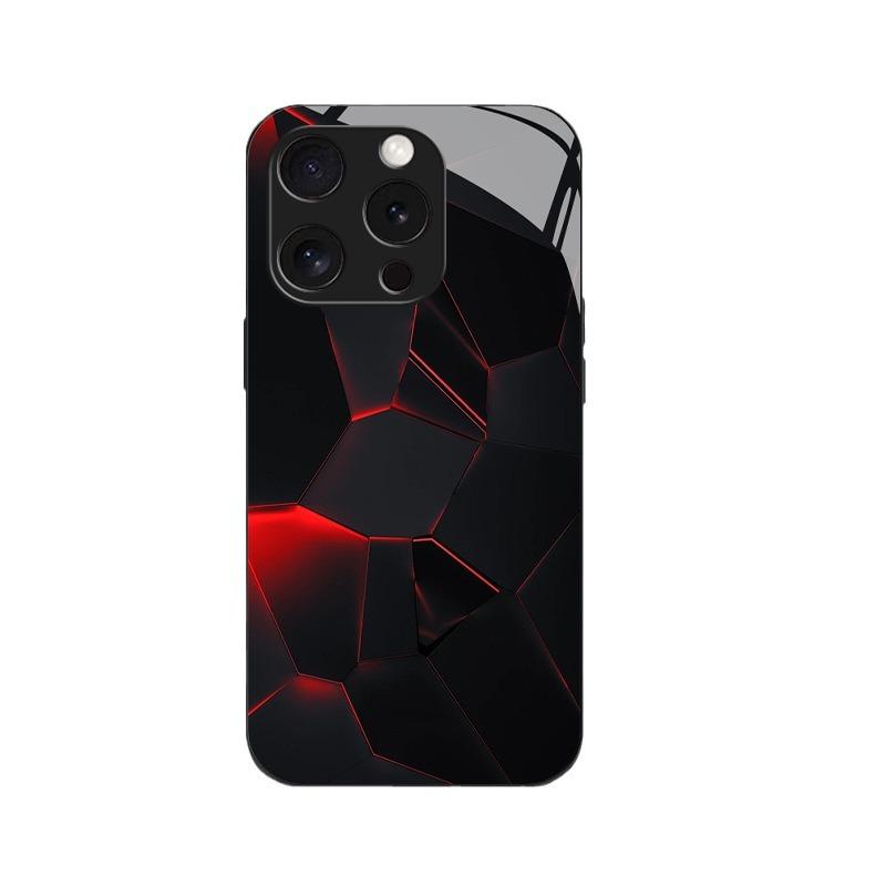 Geometric Lingguang Phone Case Is Suitable for iPhone 17 16 15 14 13 12 11 Pro/Max/Plus Anti Drop and Shockproof Back Cover