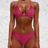 Women's Fashion Sexy Split Bikini Lace-Up Erotic Lingerie (No Padding)
