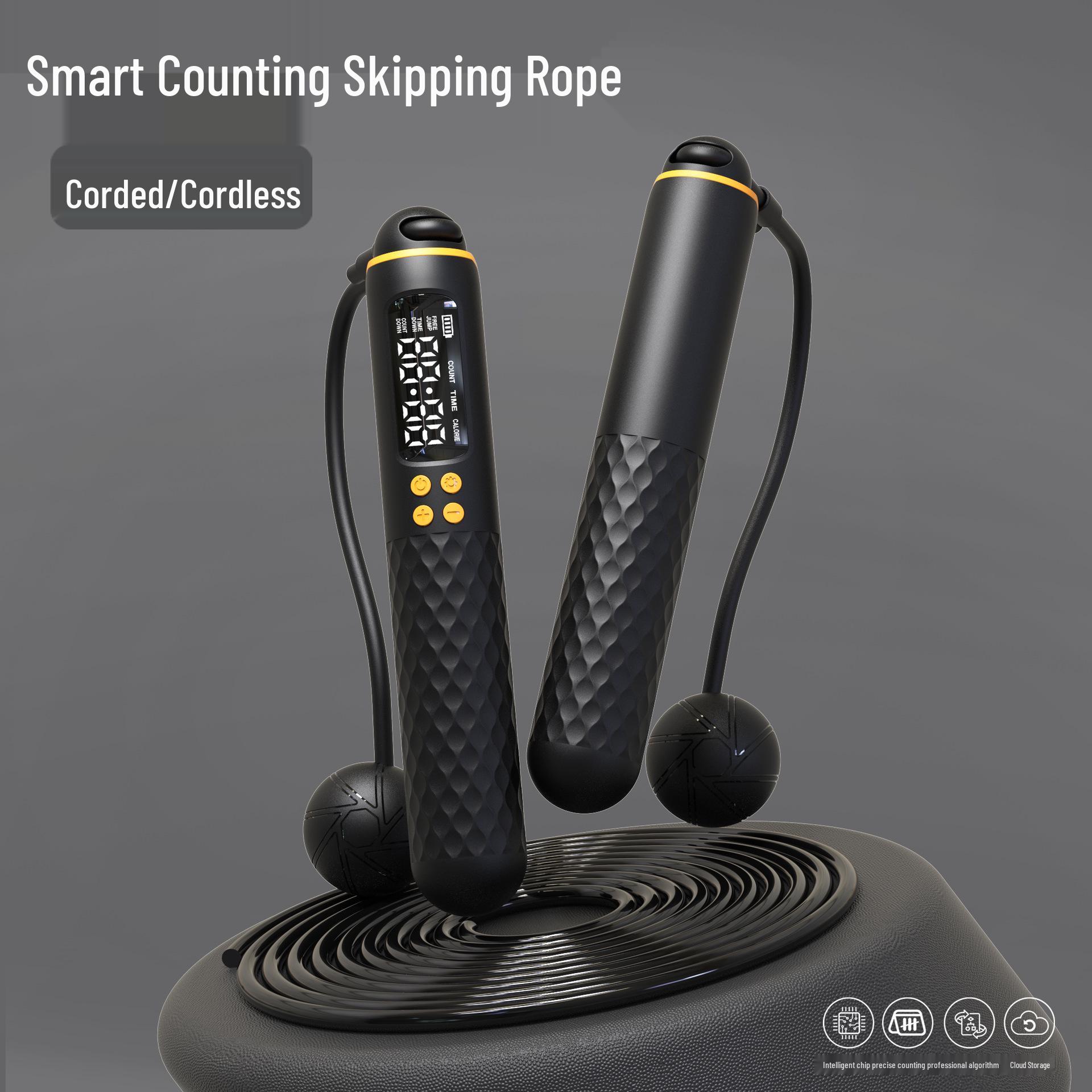 

Moyue Smart Bluetooth Cordless Weighted Jump Rope with Counting Feature