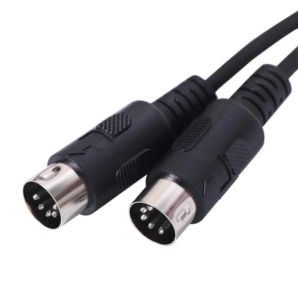 Male to Male M/M Cable Adapter DIN 5PIN Cable Audio Extension Cable Connecting Line MIDI DIN Cord