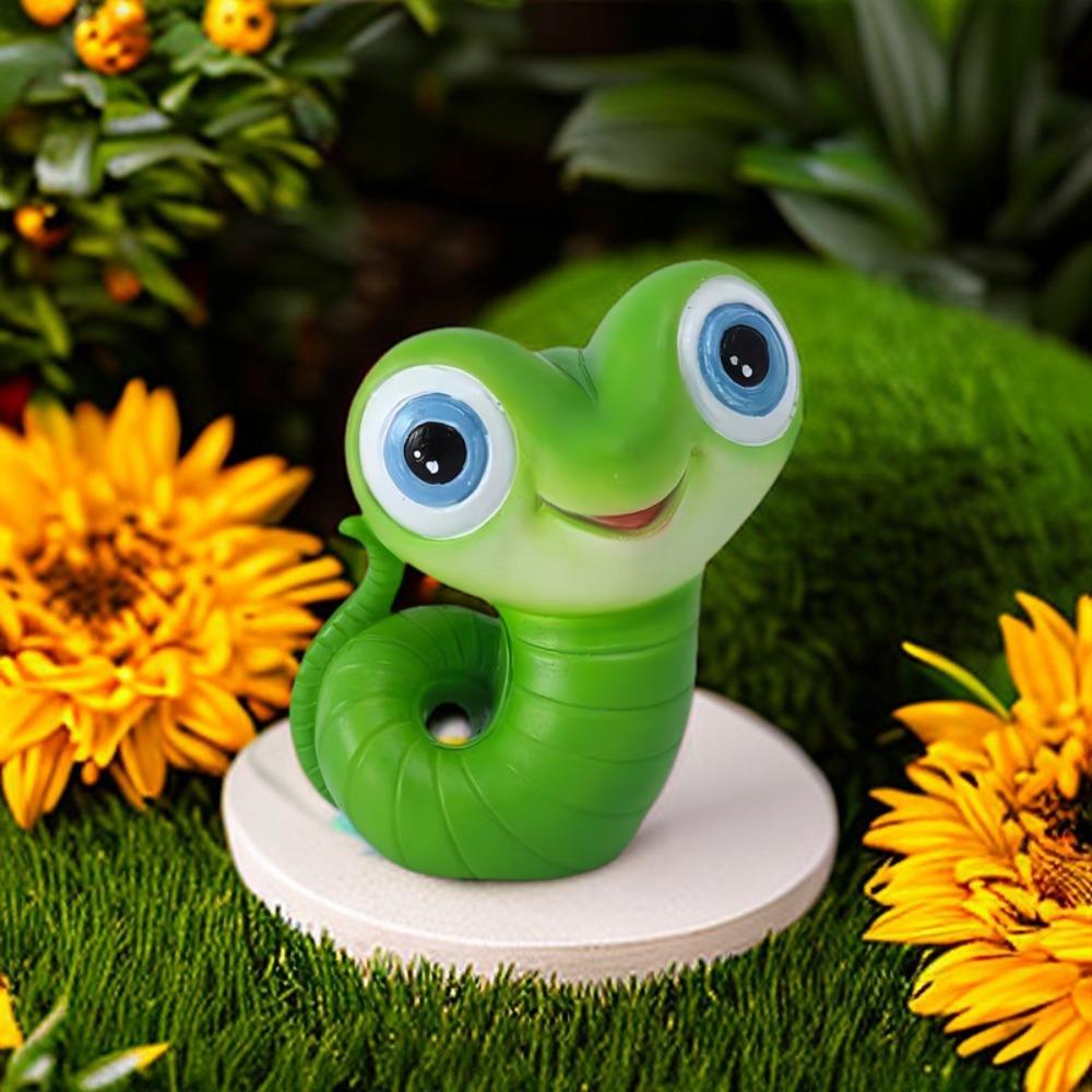 

Cartoon Small Snake Figurine Funny Cobra Sculpture Creative Mini Cobra Statue Office Cobra