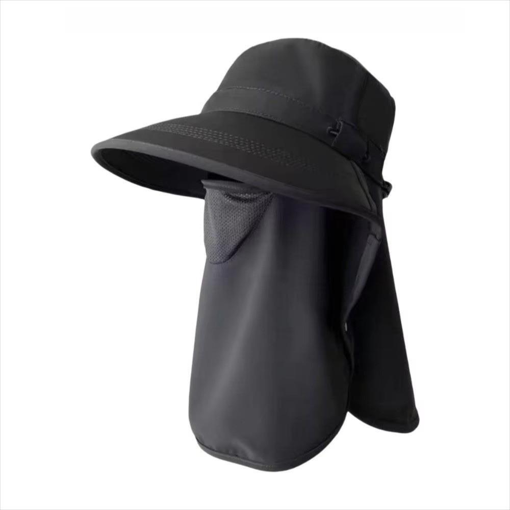 Outdoor Sunscreen Sun Hat UV Protection Neck Flap Bucket Hat New Fisherman Hat Women