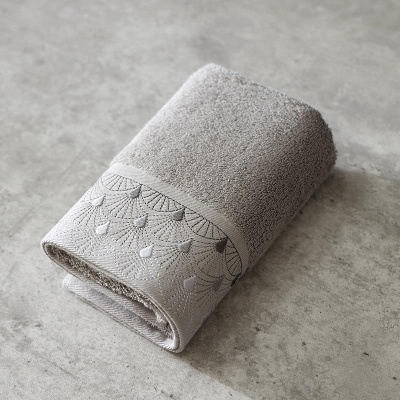 

Антибактериальное полотенце для лица из длинноволокнистого хлопка премиум-класса 7А — плотное, впитывающее, качество звездного отеля 34*74 cm