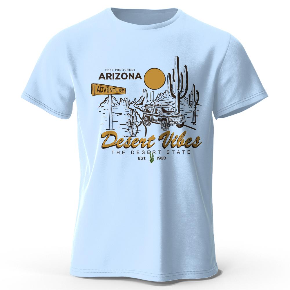 Desert Rally Retro 4x4 Printed Unisex Men Women T-Shirt Tees Tops Dakar Race Graphic Dune Explorer