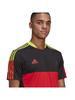Adidas Tiro 21 Size M Jersey, Black/Vivid Red/Acid Yellow,
