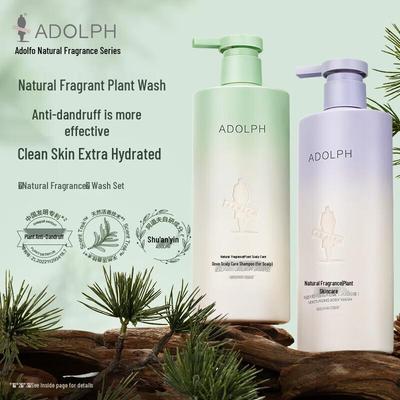 ADOLPH Natural Fragrance Anti-Dandruff Hair & Body Wash Set