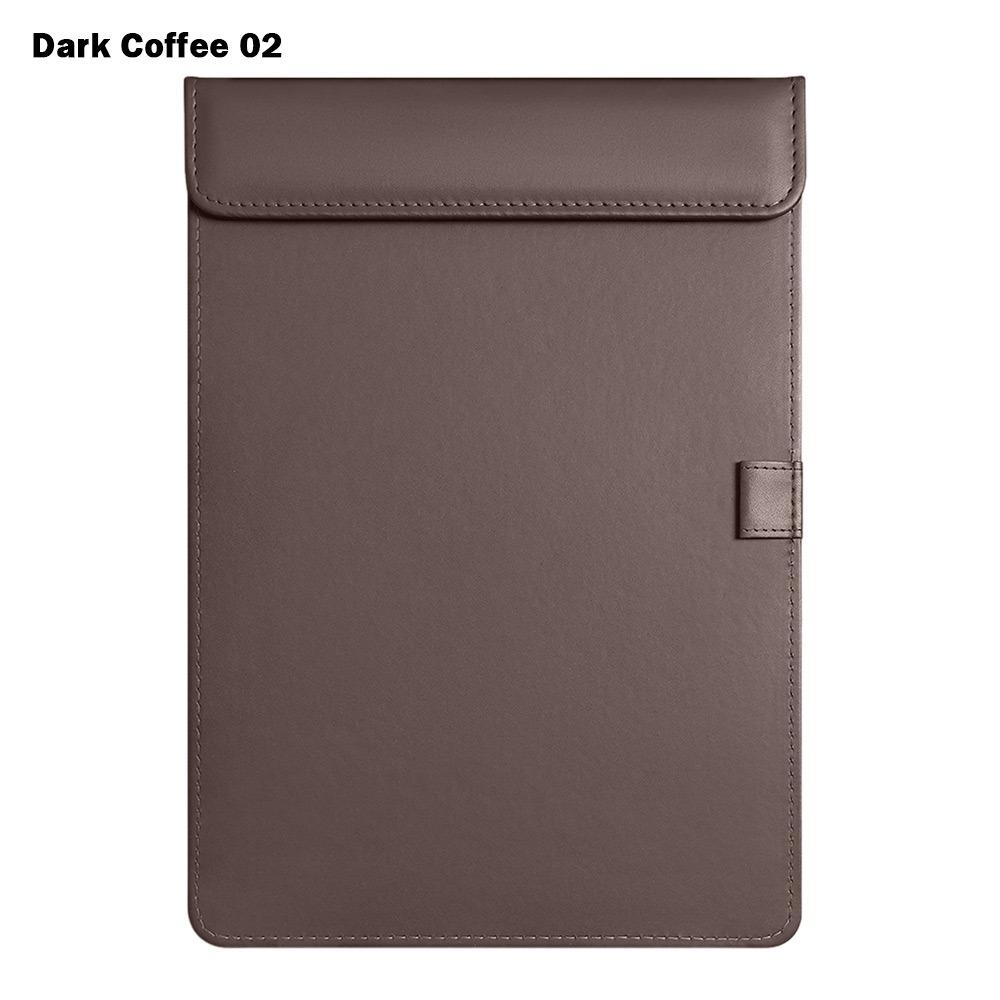 PU Leather Signature Writing Pad Magnetic Absorption Menu Folder Multi-functional Clip Board  Hotel