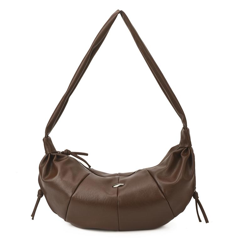PU Hobo Bag for Women with Soft Curved Design Adjustable Strap