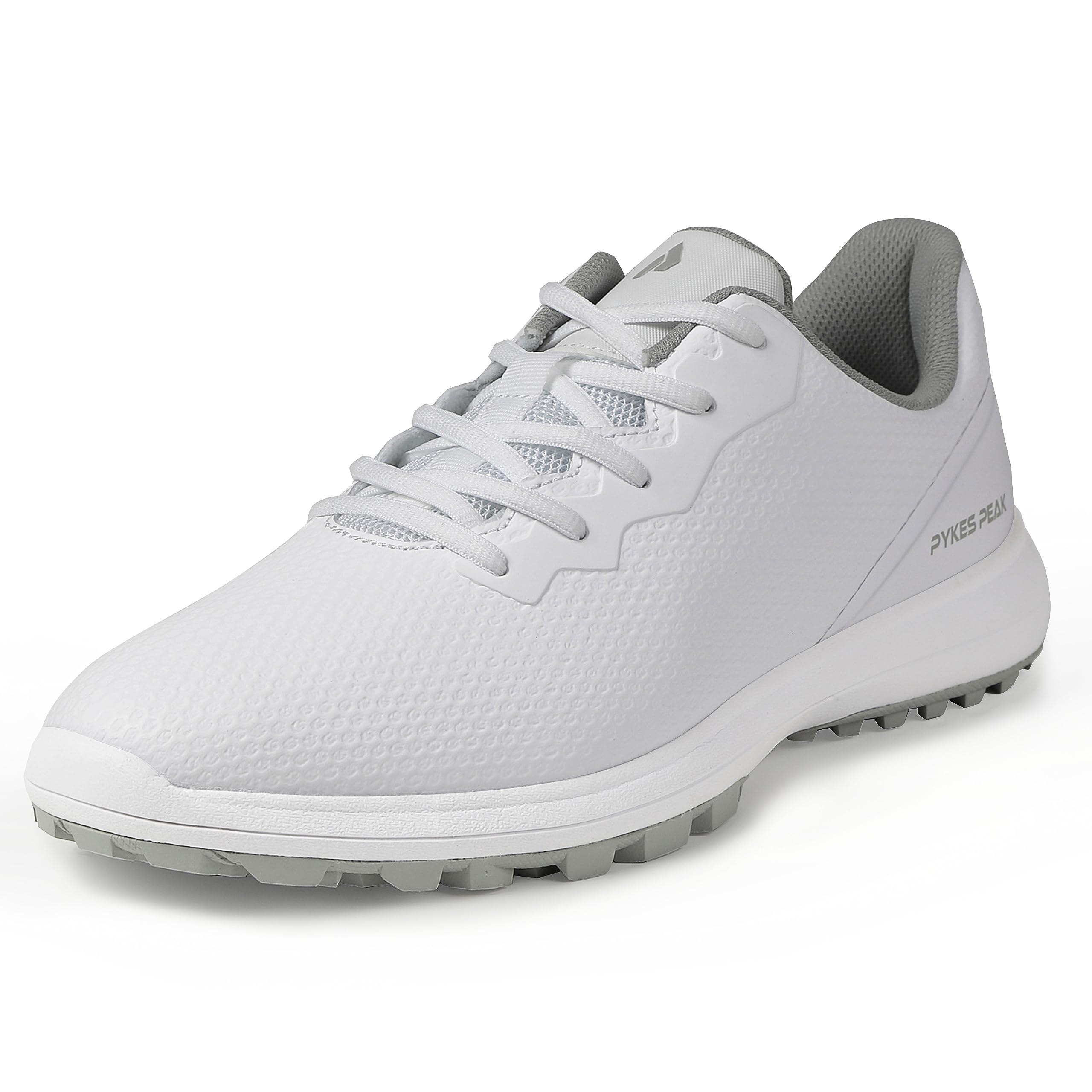 

Pikes Peak Golf Shoes Lace Type Shoelaces Spikeless Grip Golf Fit [PYKES PEAK] Men s Women s [White 27.5cm] білий