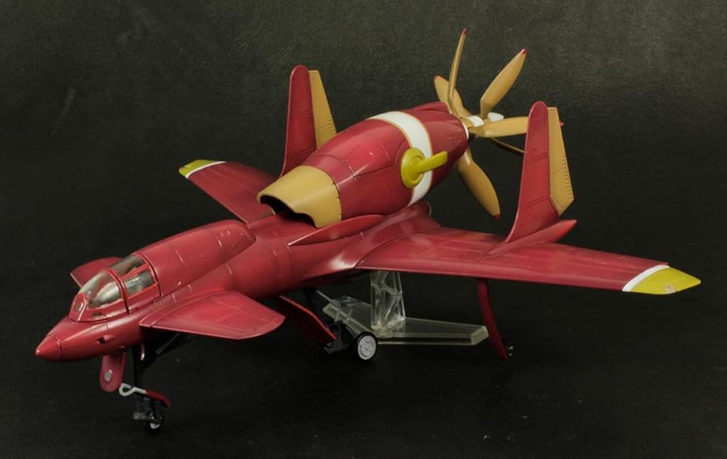 PM Office A Kingdom of Honneamise Air Force Fighter, 3rd Stirado, Single-Seat Type, 1/72 Scale, Approx. 205mm Length, Plastic Kit PP060