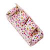 Kinder Miniatur Blumensofa Mini Stoff Blumendrucke Sofa mit Kissen Spielzeug Puppenhaus Möbel Spielzeug