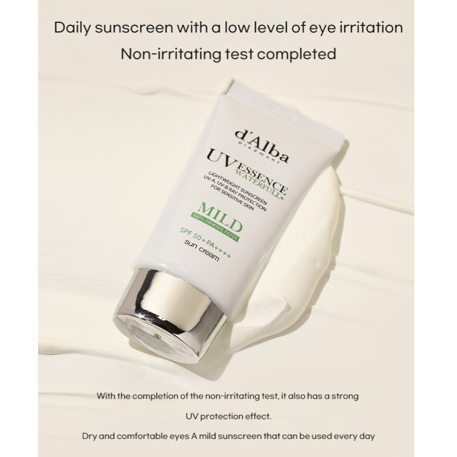 D’Alba Waterfull Mild Solkrem SPF 50+ PA++++ 50ml