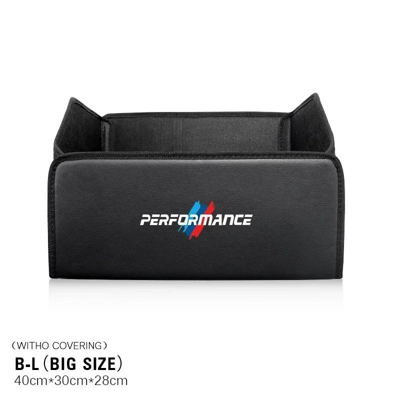 -Car Trunk Storage Box High-capacity Leather Organizer Case For BMW E46 E90 E60 F30 F10 E39 E36 F20 G20 G30 E92 E87 E91 X5 E70 X