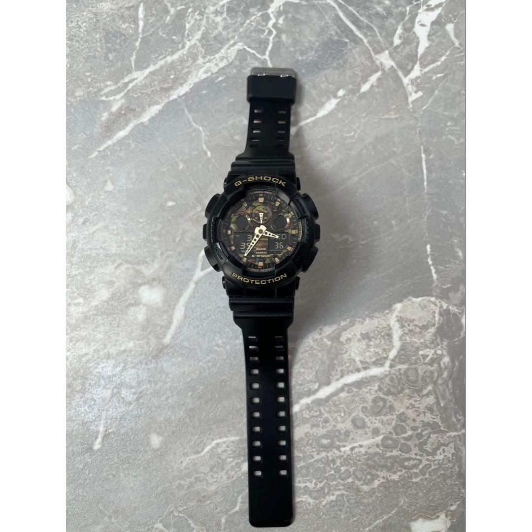 Used CASIO Casio G-SHOCK GA-100CF camouflage