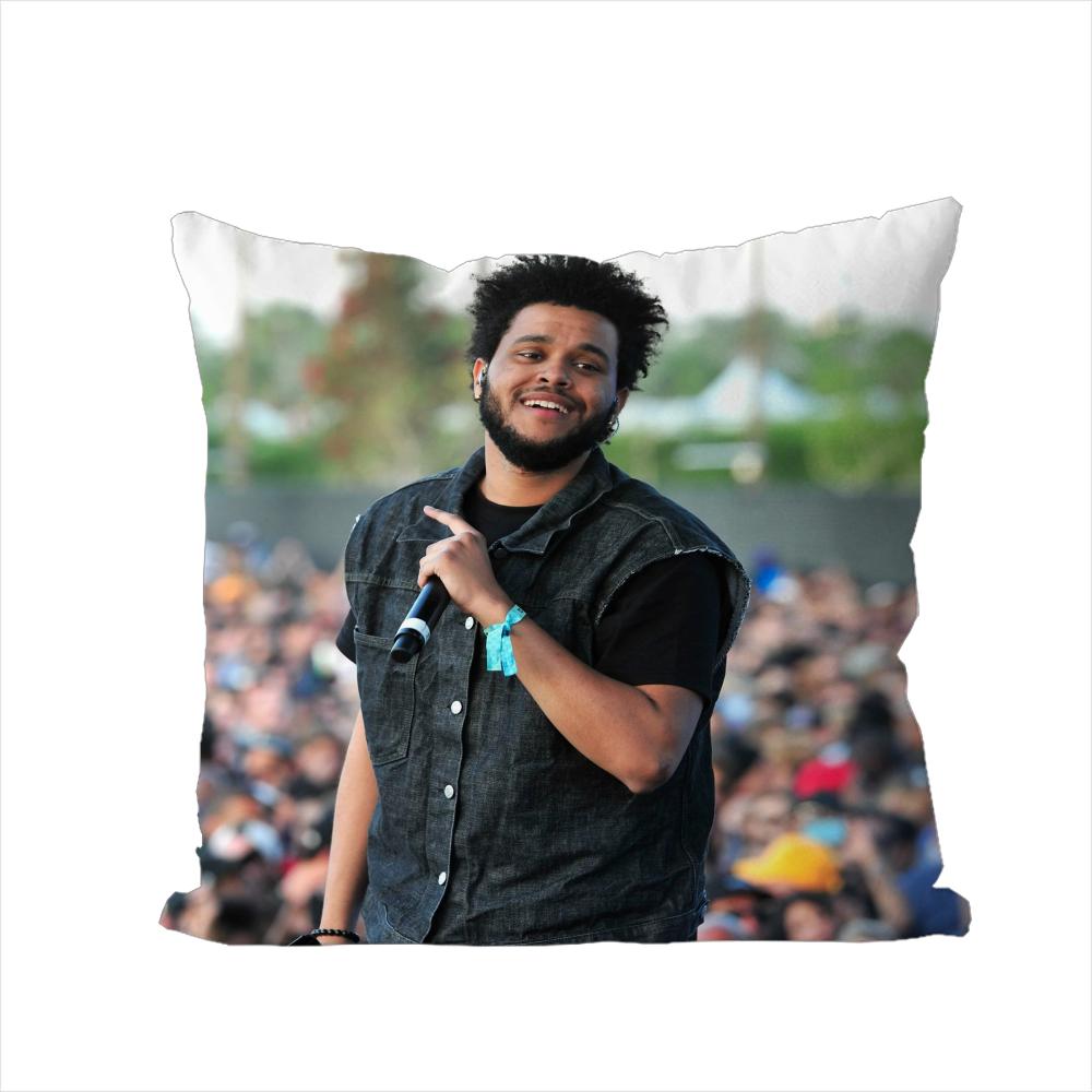 

Singer The Weeknd Pillow Case For Car Sofa Decorative Home Doublesided Print Plush Square Throw Pillow Cushion Cover 30x30cm