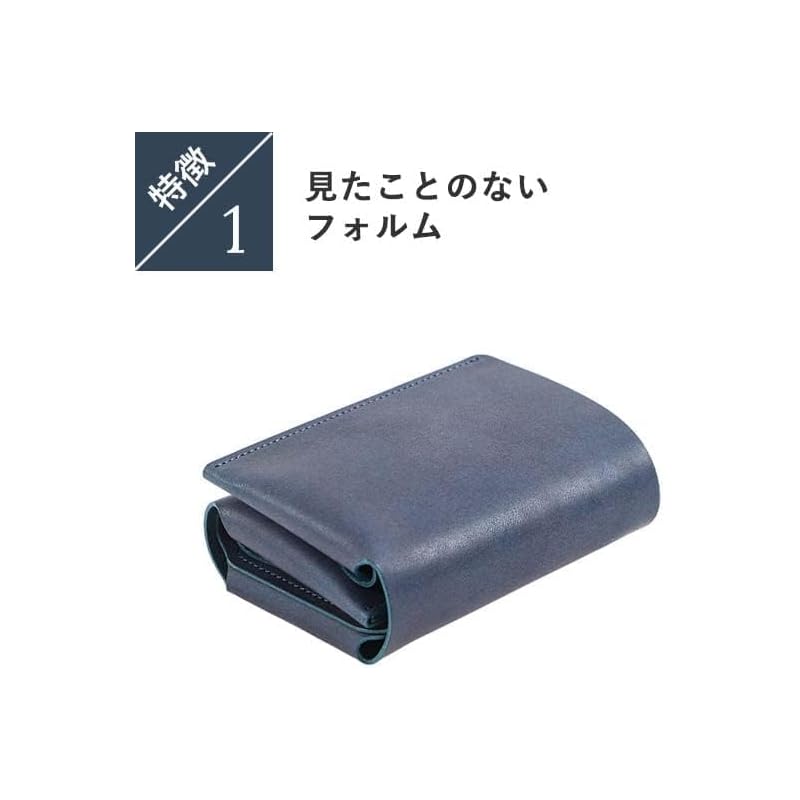 [FABRIK] Wallet Trifold Wallet Fabric A Compact Wallet That Fits Well TRI-FOLD WALLET Genuine Leather Men's Present Life Mini Wallet Berry
