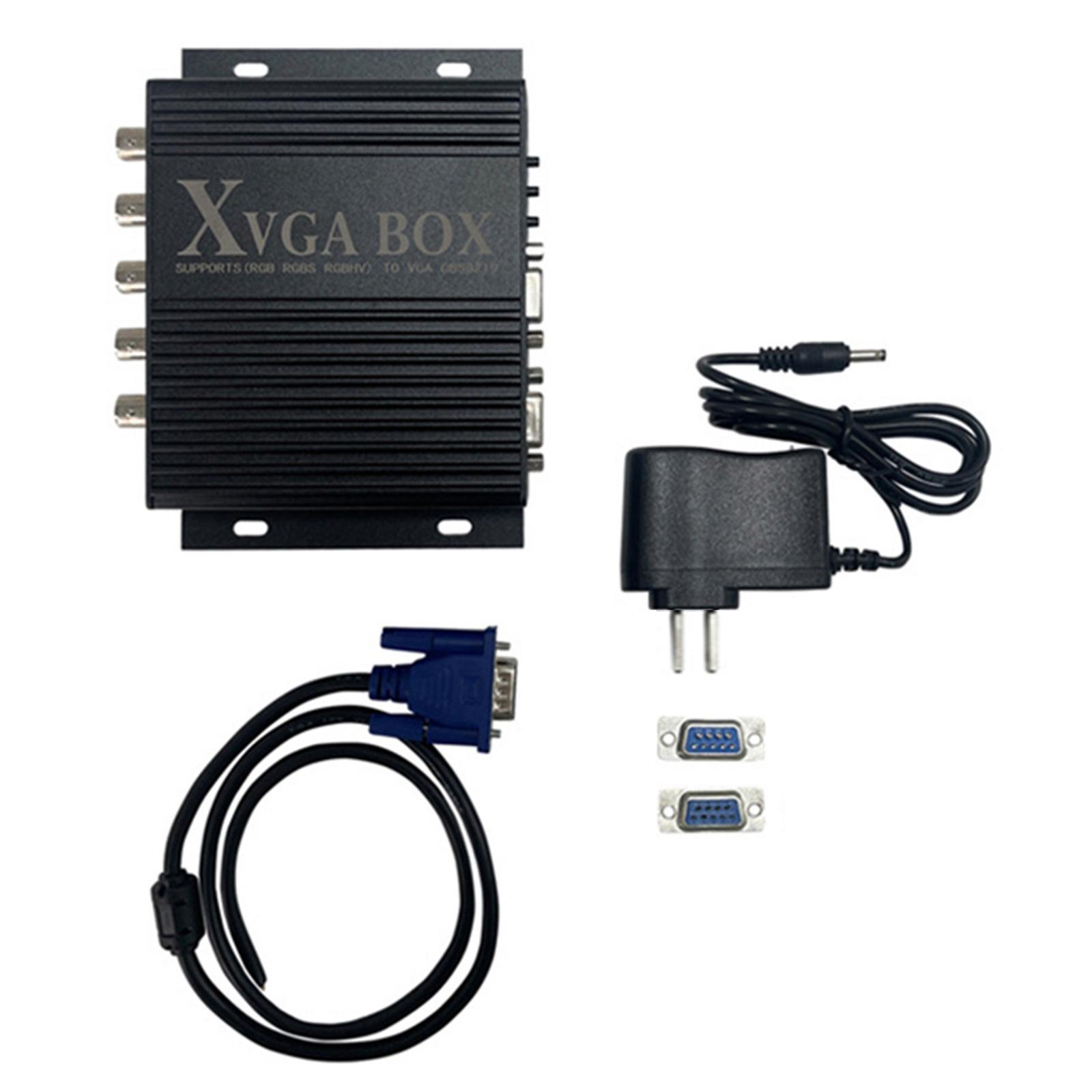 

Профессиональный GBS-8219 XVGA BOX RGB в VGA RGBS в VGA промышленный монитор видеоконвертер для настольного компьютера EU/US Plug EU