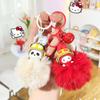 Kuromi Sanrio Cartoon Doll Keychain: Furball Backpack & Car Pendant for Best Friends
