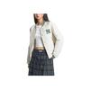 New MLB Varsity New York Yankees Jacket Women's Dark Cream 3FPDV0146-50CRD