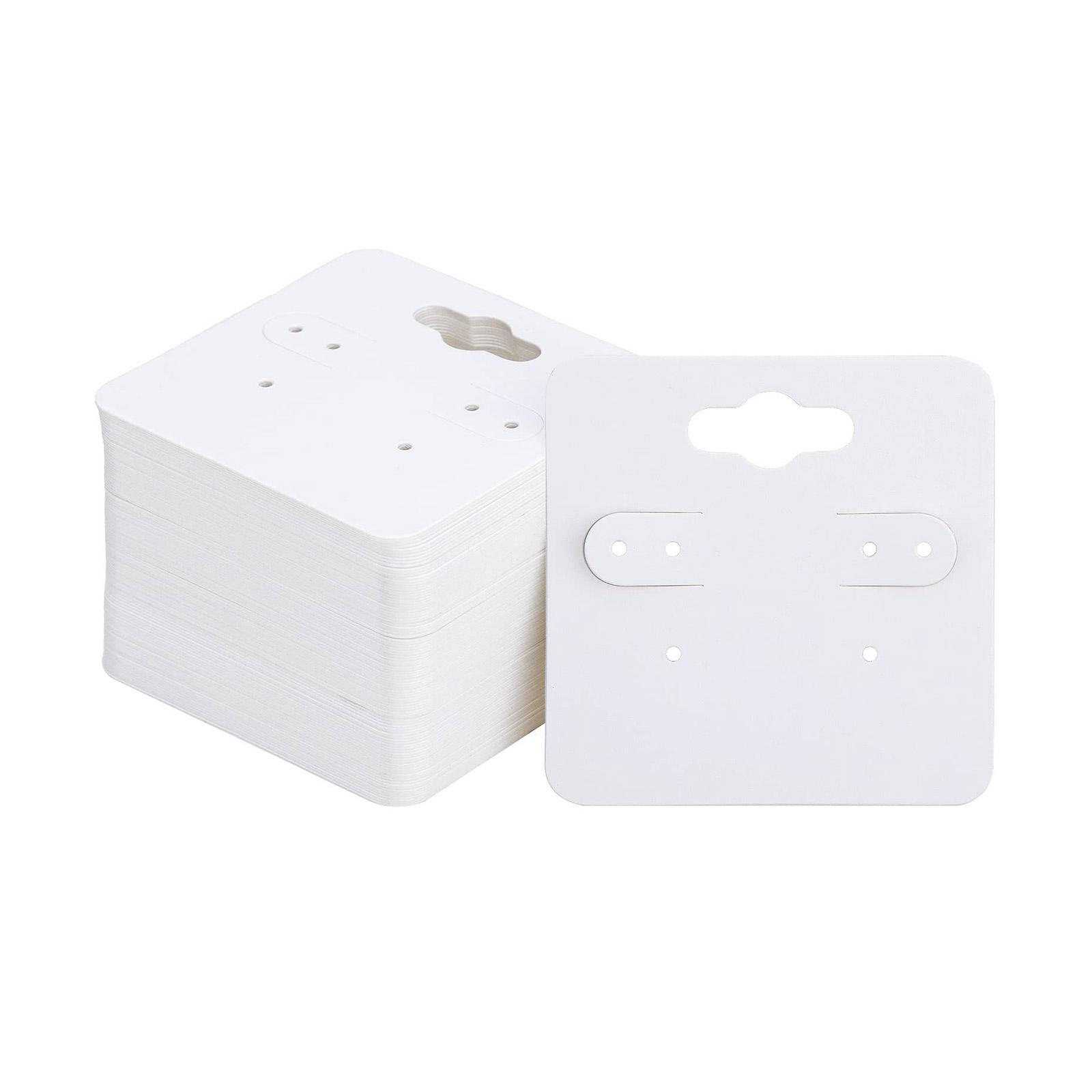 

100 шт. прочных картонных держателей для сережек для ювелирных изделий, практичные карты для демонстрации сережек для ювелирных изделий