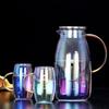 New High Borosilicate Glass Amber Cool Water Bottle for Household Large Capacity Colorful Juice Drink Kettle Cool White Tea Pot