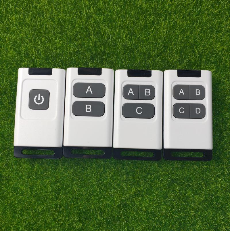 DC 12V Wireless 4-Way Remote Control Switch: Adjustable Jog, Self-Locking, Interlocking for Access Control Gates.