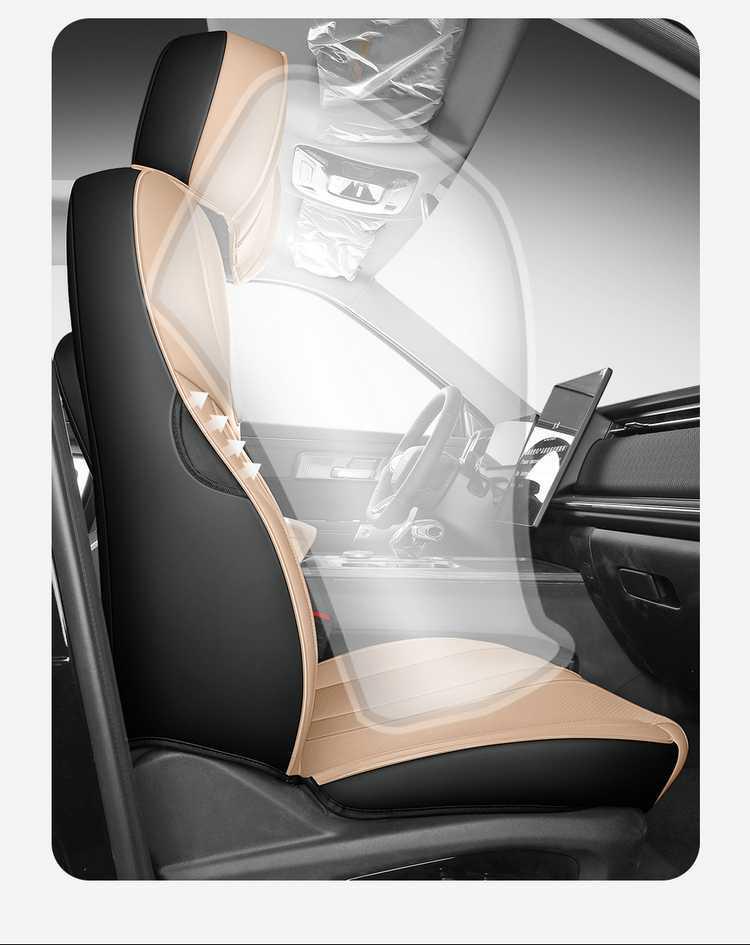 2025-2026 Chery Tiggo 7 7-Seater Full Coverage Car Seat Cover Mat - Four Seasons Usage