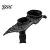Aquarium Habitat Corner Hideout, under Gravel Betta Fish Cave Tunnel, Shrimp Shelter Stone-Look Hideout Viewing Tunnel for Tank Decor