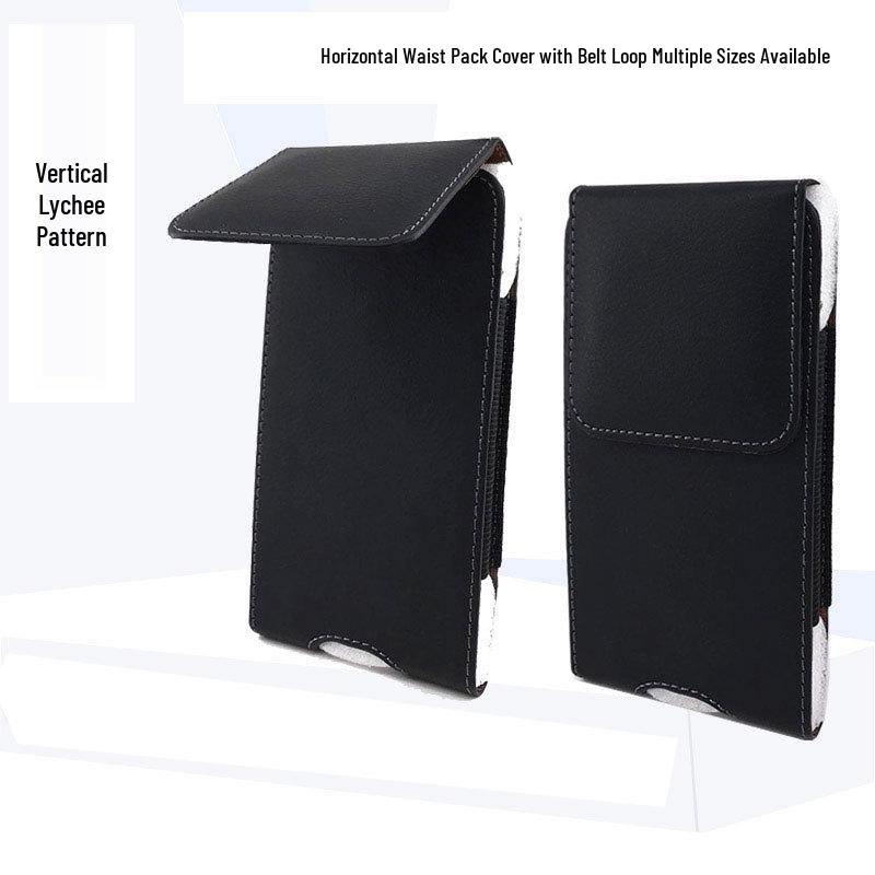 Lychee Pattern Vertical Leather Phone Case for 4.5  to 6  Smartphones 4.5 inch