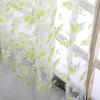 Flower Sheer Curtain Tulle Window  Voile Drape Valance 1 Panel Fabric