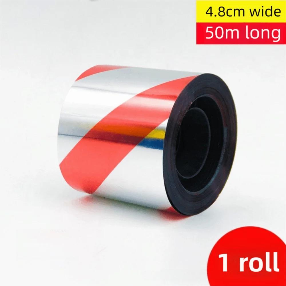 Durable 50M/100M/300M Double-sided Reflective Bird Repellent Ribbon Multipurpose Adhesive-free Anti Bird Tape Flashing Hanging