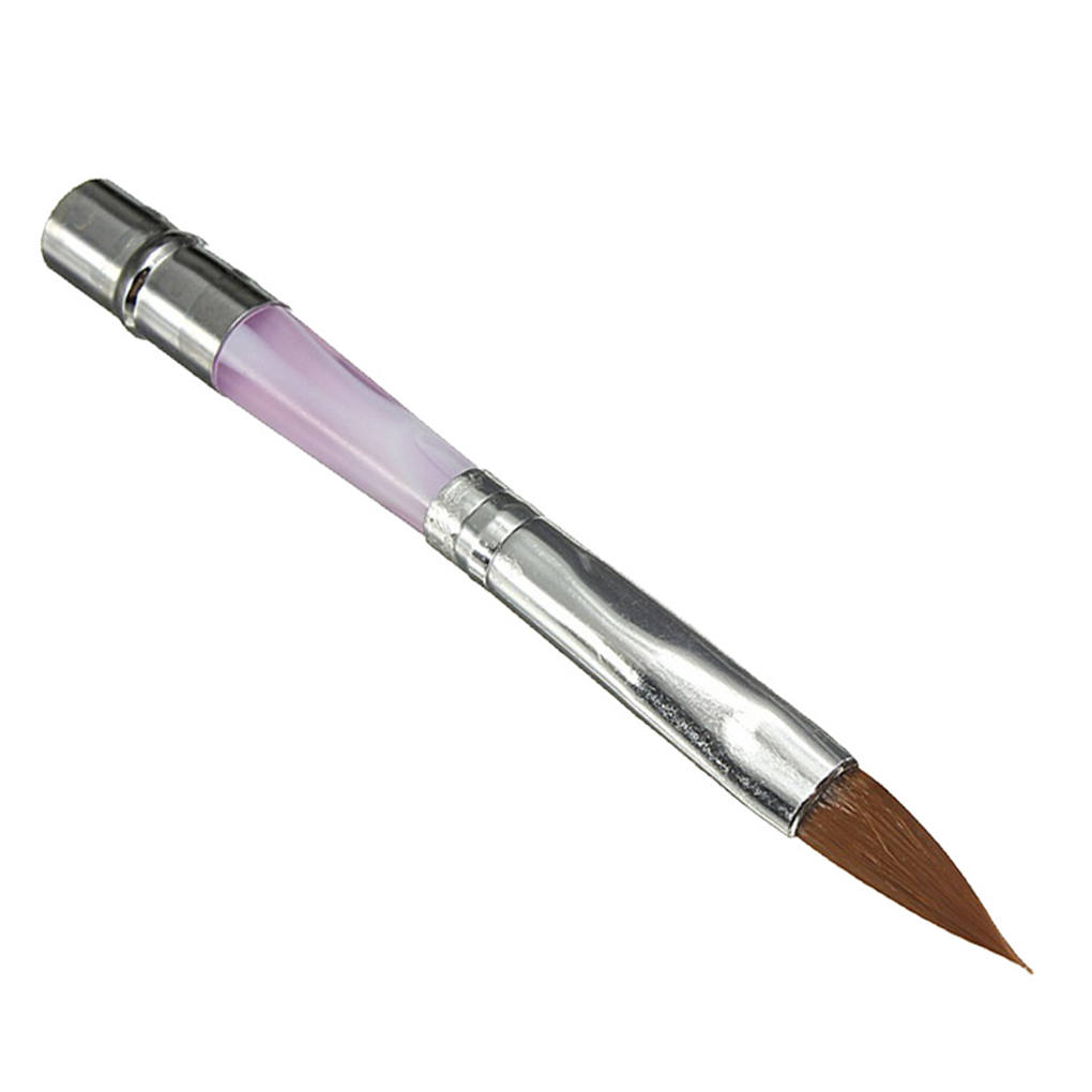 Pędzel do malowania zdobień na paznokciach, uchwyt w tubce, narzędzie do malowania manicure, rozmiar 2