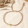 Bohemian Inspire Cotton Rope Crosses Bracelet Adjustable Designs Jewelry Accessory for Trendy Adults Everyday Wear