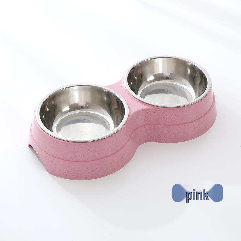 Dual-Use Stainless Steel Pet Bowl with Water Dispenser