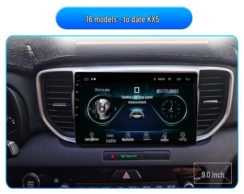 KX5 Navigator Android Smart Central Control Display with Reversing Camera Compatible with 16-20 Models