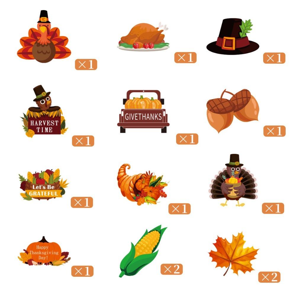 Celebration Thanksgiving Spirals Hanging Flag Party Decoration Supplies  Indoor Outdoor Decorations